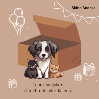 Geburtstagsbox (Hunde &amp; Katzen)