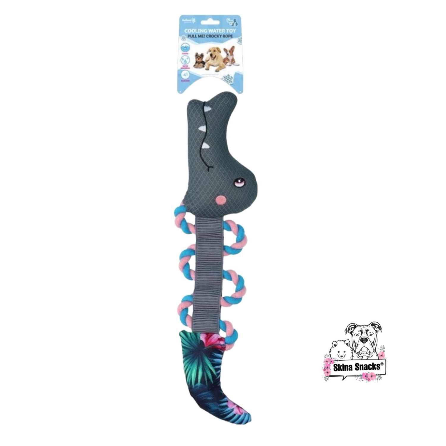 CoolPets Pull me! Crocky Rope Flower (Wasserspielzeug)