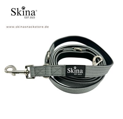 Skina Hundeleine Grau