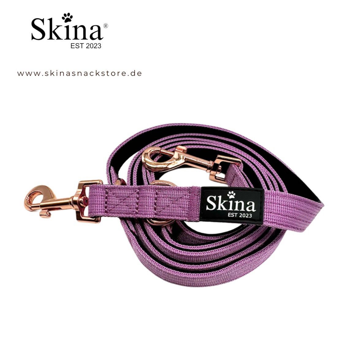 Skina Hundeleine Flieder