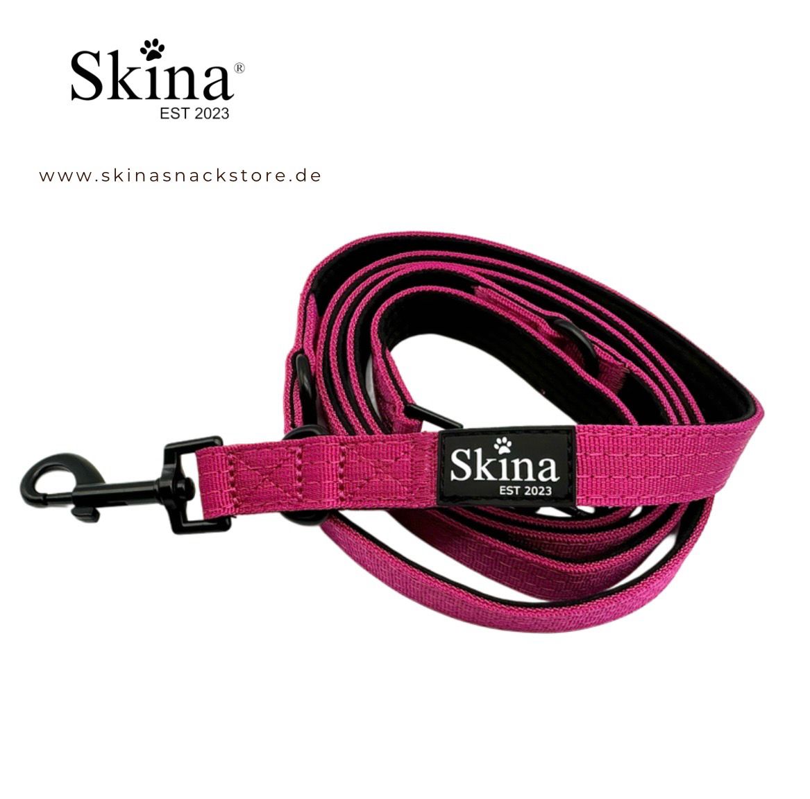 Skina Hundeleine Magenta