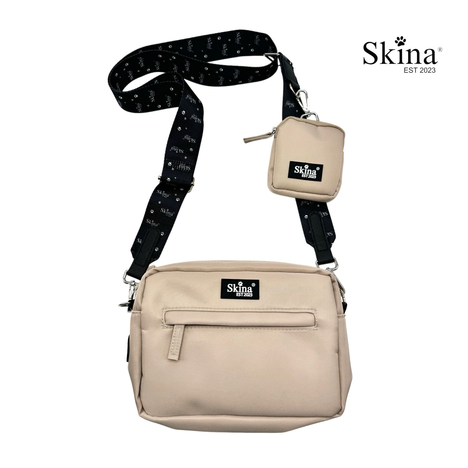 Skina Gassitasche „Beige“
