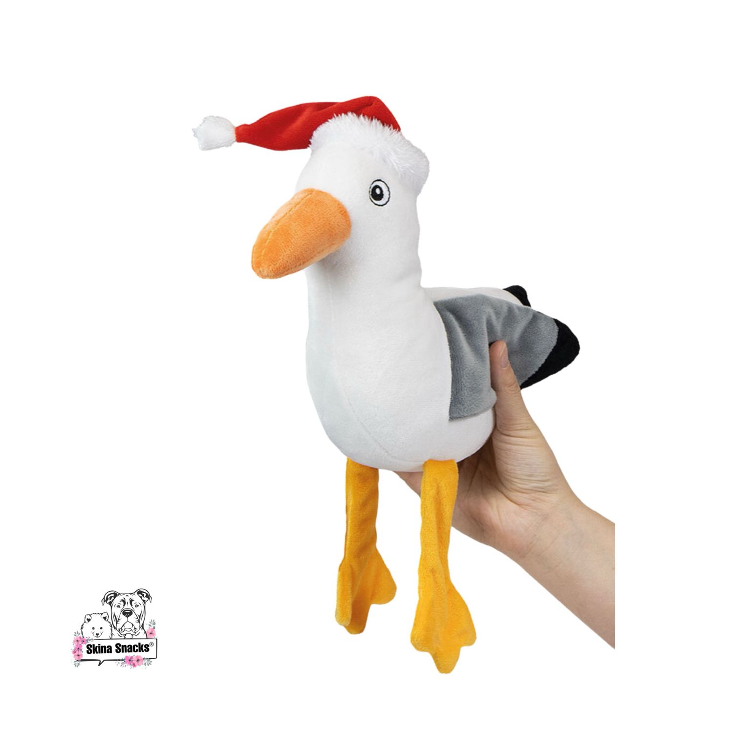 Weihnachts-Möwe Manfred (Plüschtier)