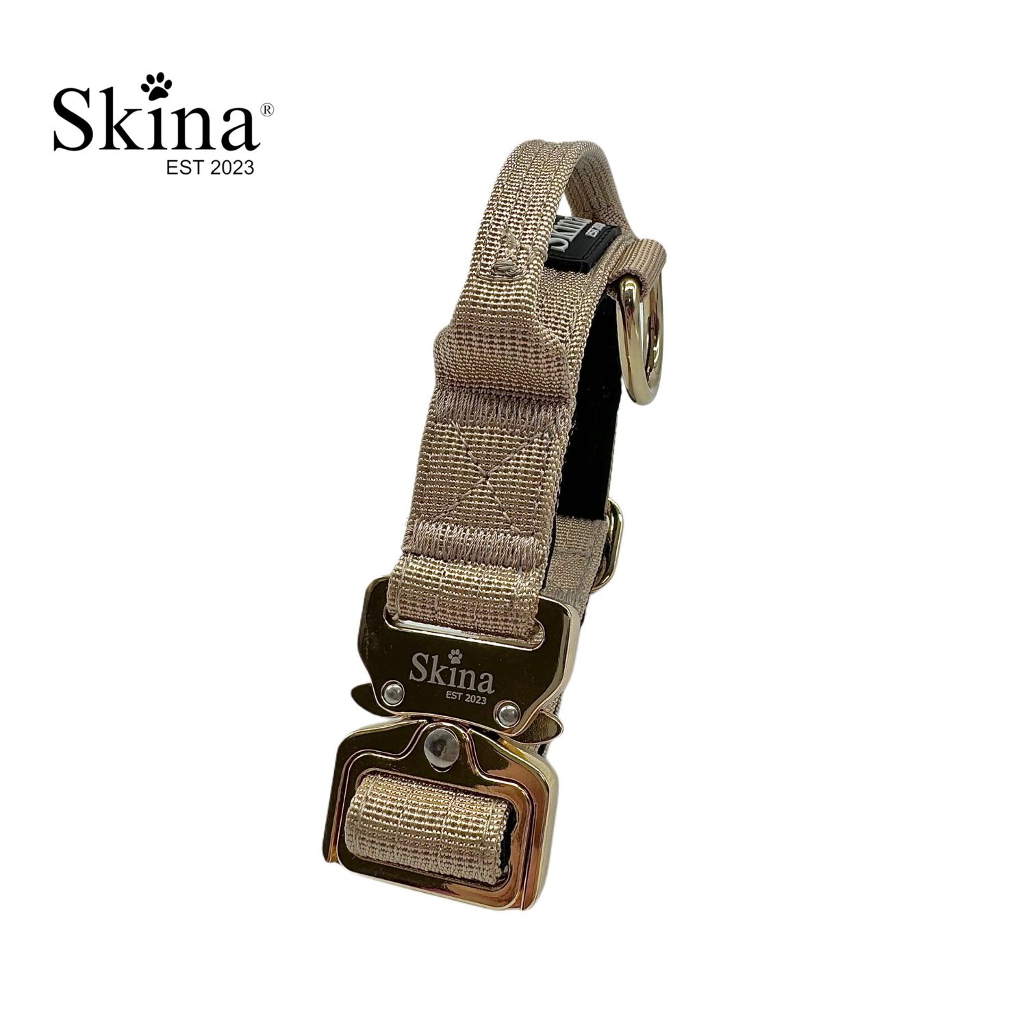 Skina Halsband für kleine Hunde &quot;Beige&quot;