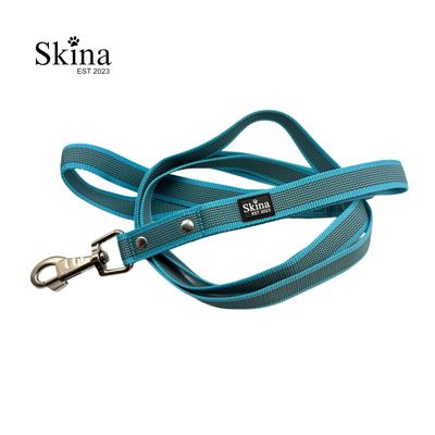 Skina Gummierte Hundeleine &quot;Blau&quot;
