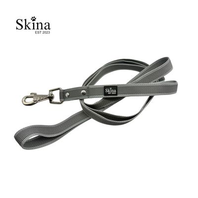 Skina Gummierte Hundeleine &quot;Grau&quot;