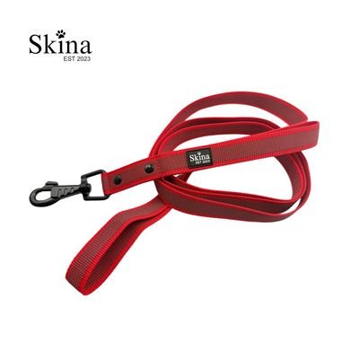 Skina Gummierte Hundeleine &quot;Rot&quot;
