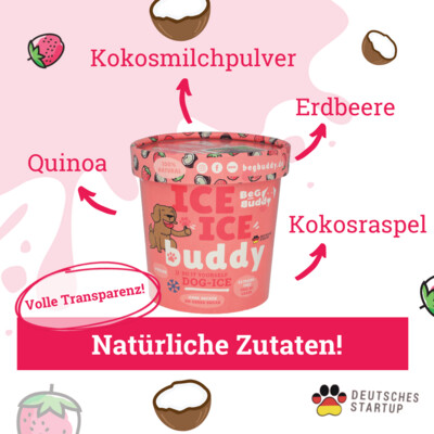 Ice Buddy Erdbeere-Kokos
