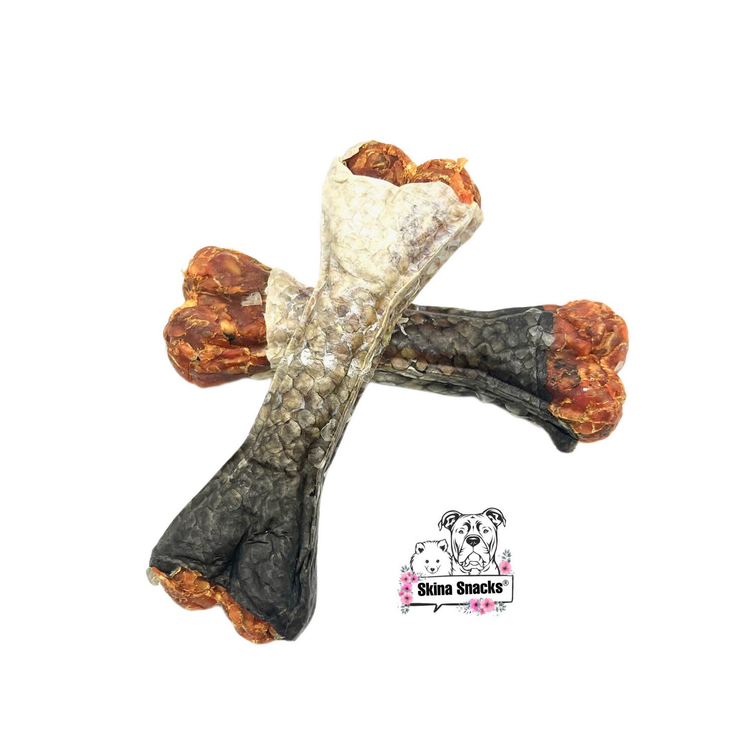 Lachskauknochen (mit Rind)
