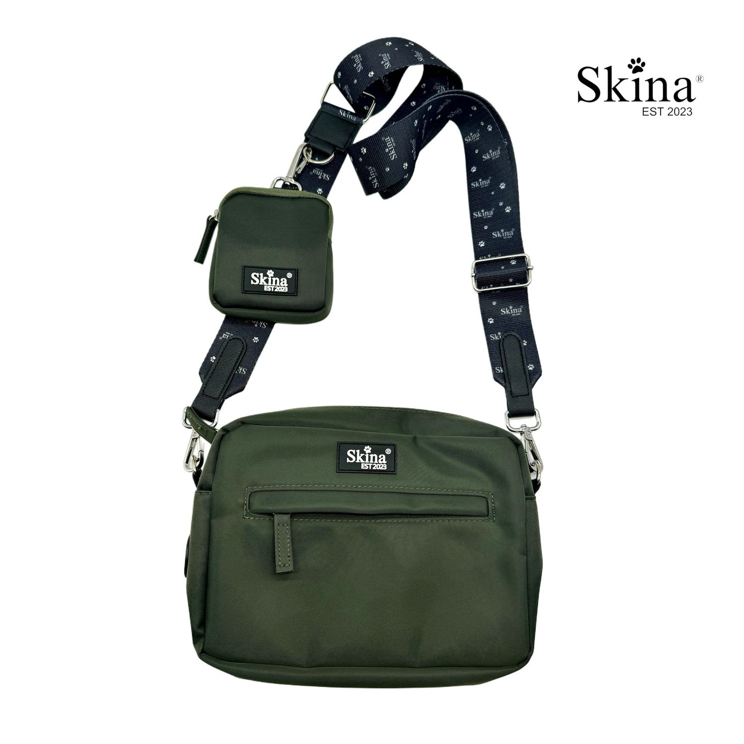 Skina Gassitasche „Olive“