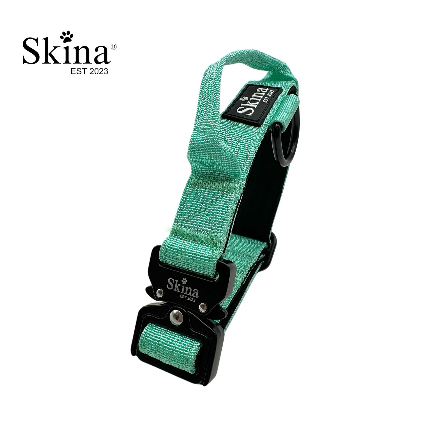 Skina Halsband für kleine Hunde "Türkis"