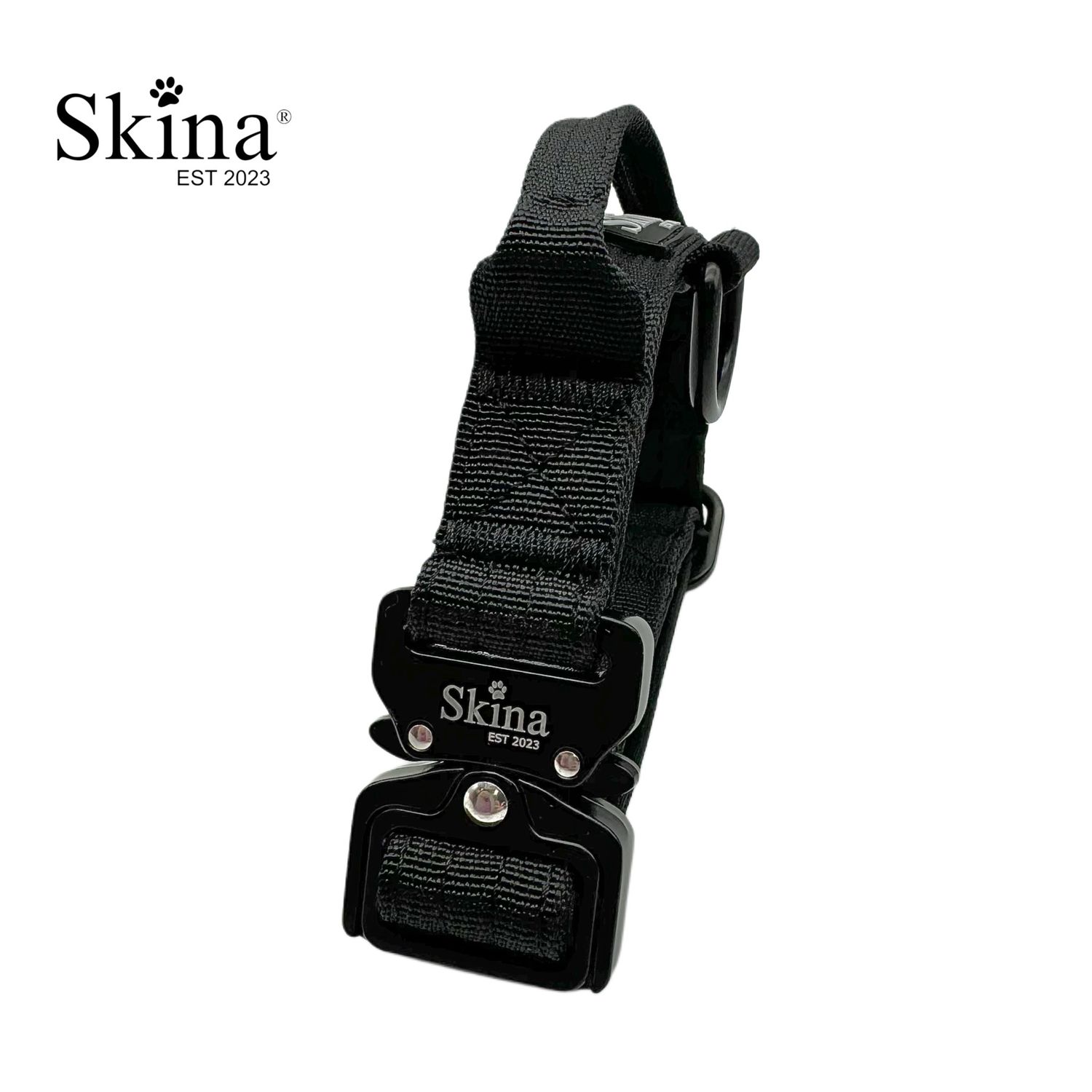 Skina Halsband für kleine Hunde "Schwarz"