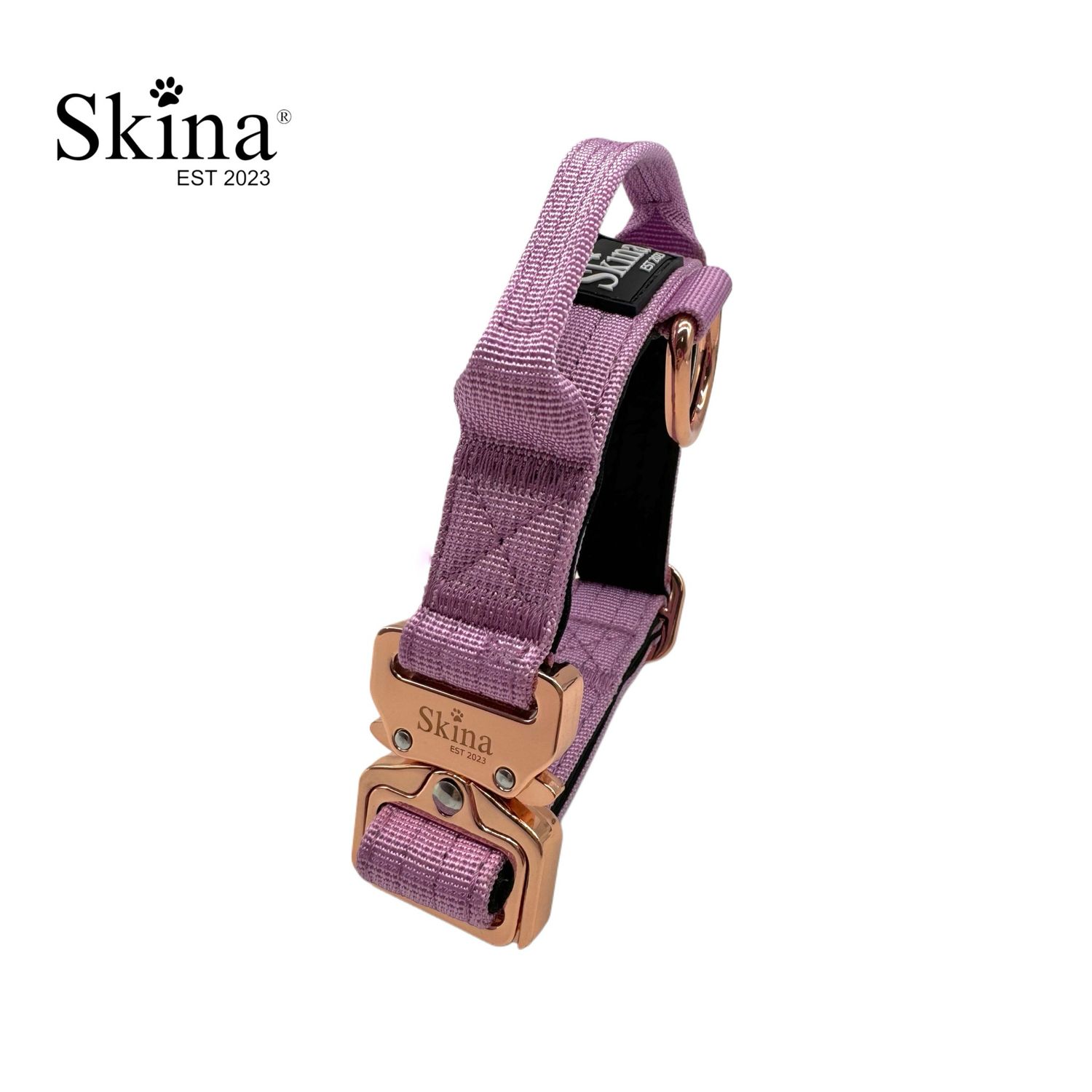 Skina Halsband für kleine Hunde "Flieder"