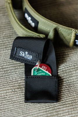 Skina Halsband für kleine Hunde "Schwarzes Camouflage"
