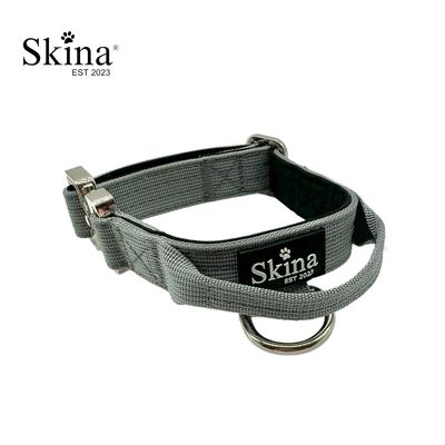 Skina Halsband für kleine Hunde "Grau"