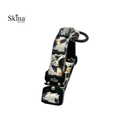 Skina Halsband für kleine Hunde "Leo Muster Schwarz" Skina Halsband für kleine Hunde "Leo Muster Schwarz"