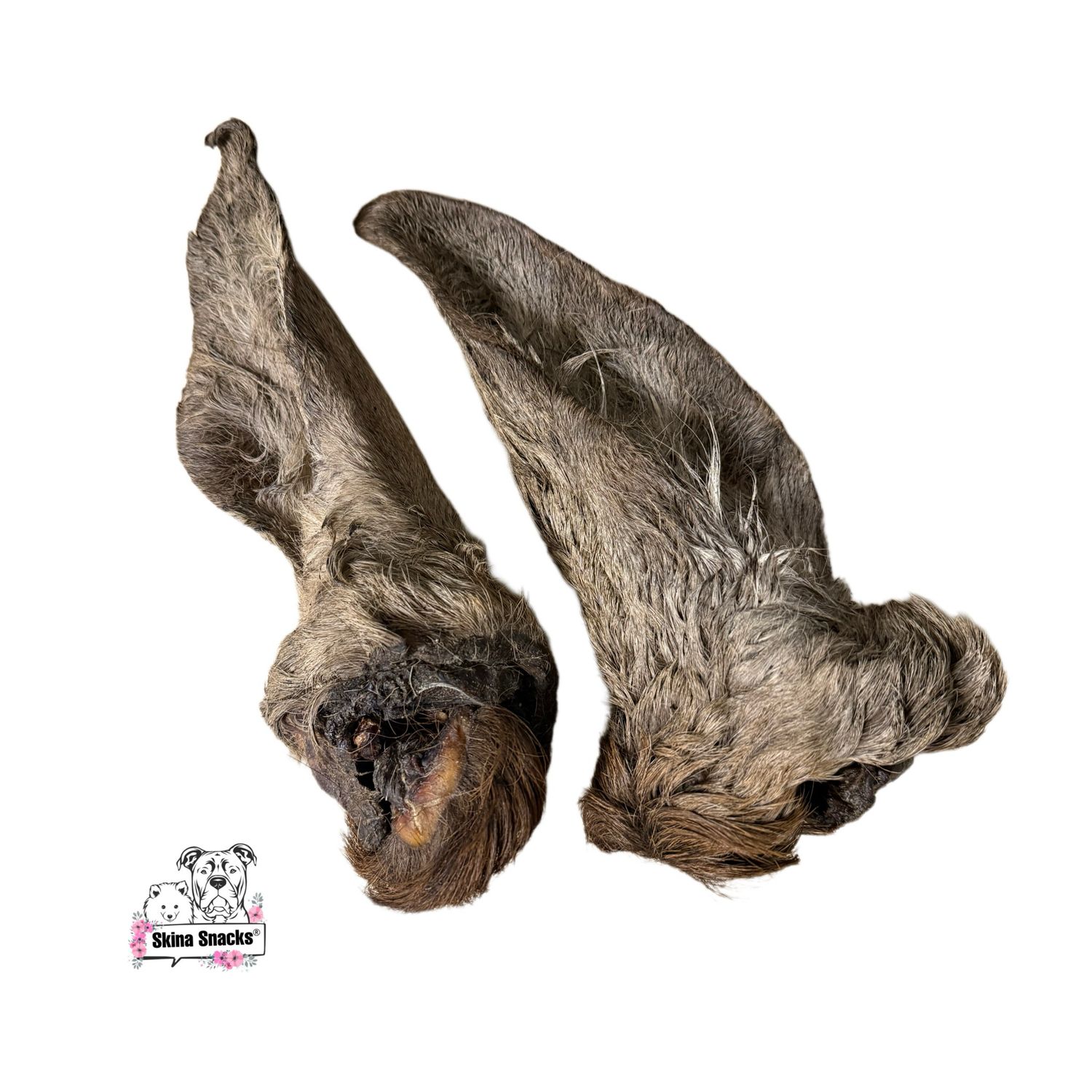 Hirschohren mit Fell XL (5 Stk.)