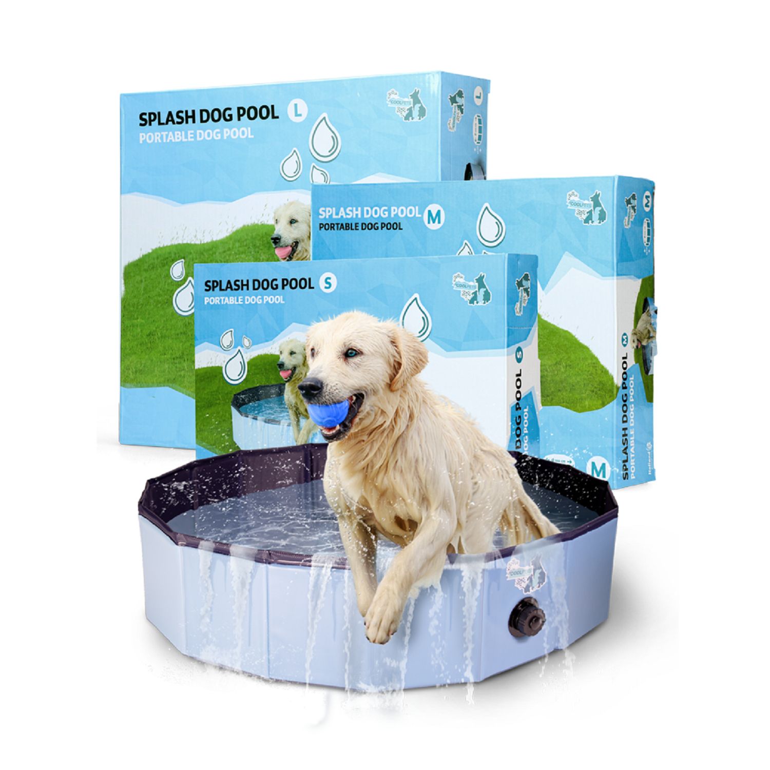 CoolPets Splash Dog Pool