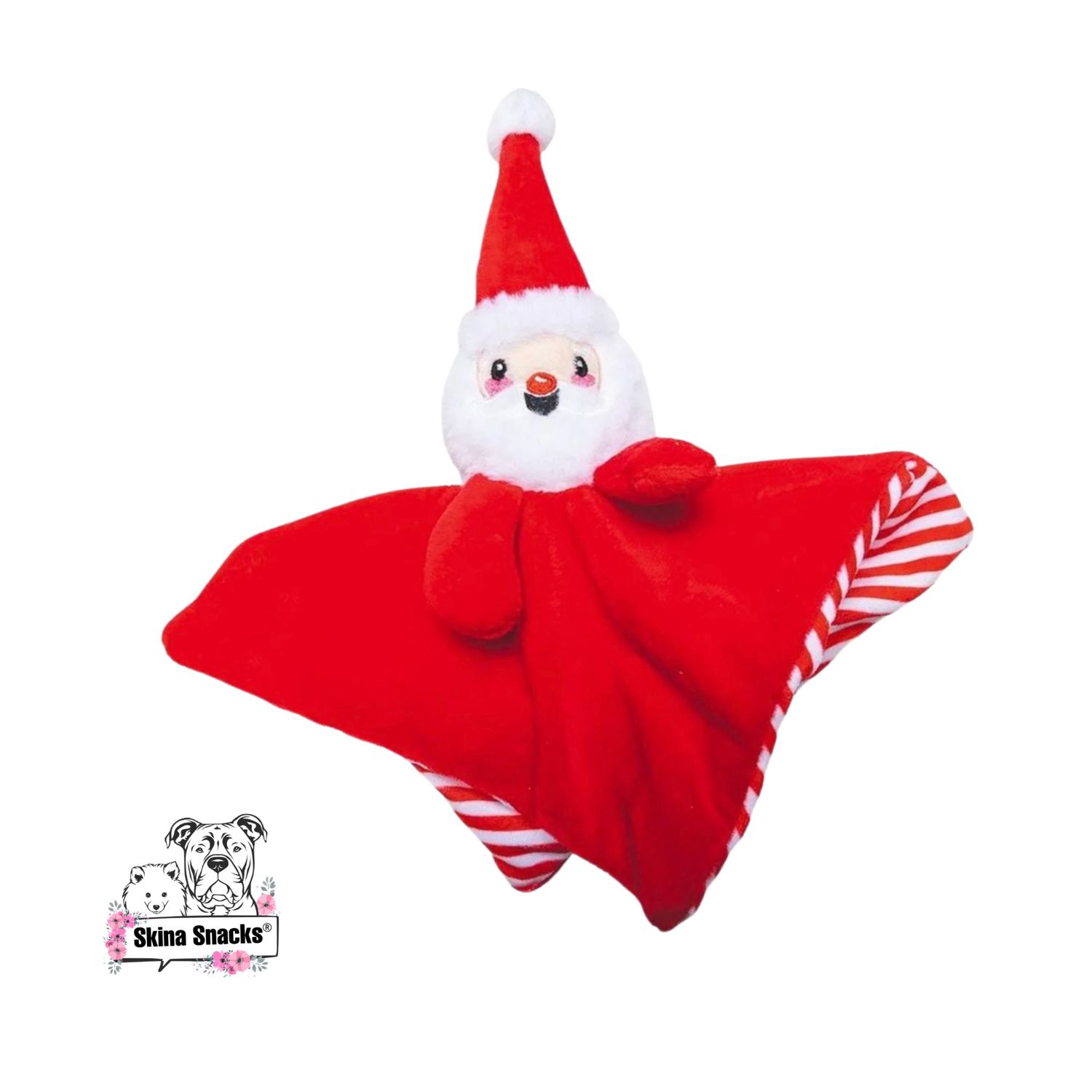 Beeztees Weihnachtskuscheltuch aus Plüsch