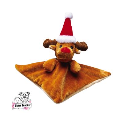 Beeztees Weihnachtskuscheltuch aus Plüsch
