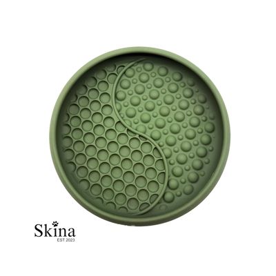 Skina Bubble Schleckmatte Olive