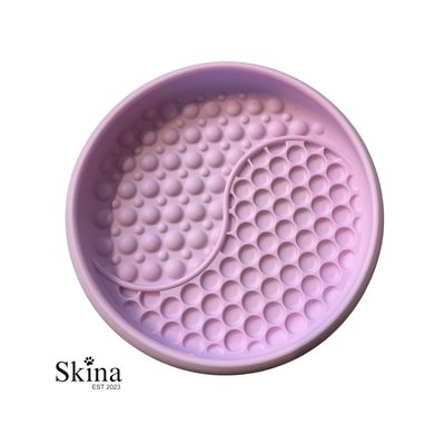 Skina Bubble Schleckmatte Rosa