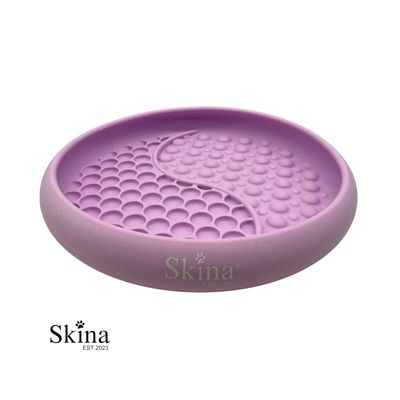 Skina Bubble Schleckmatte Rosa