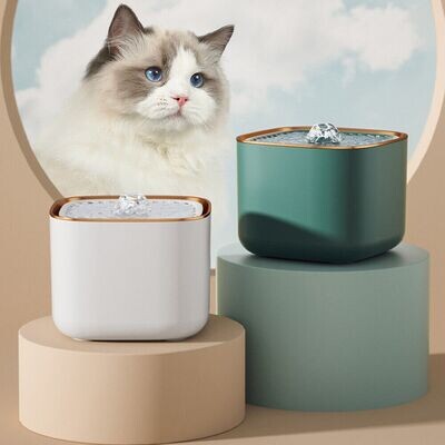 3L Cat Water Fountain Auto Filter Electric Cat Drinker Bowl Pet Cat Supplies