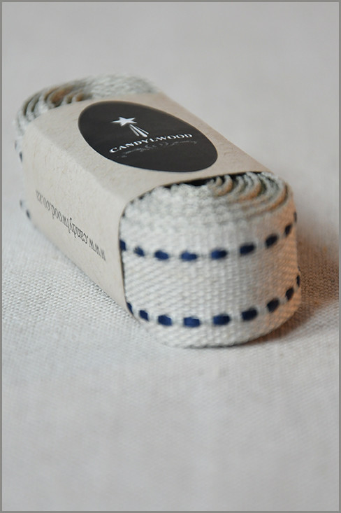 Gemini - Saddle-stitch Flax Ribbon