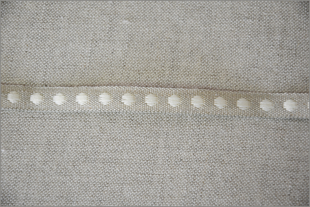Cafe Latte - Woven Flax Ribbon