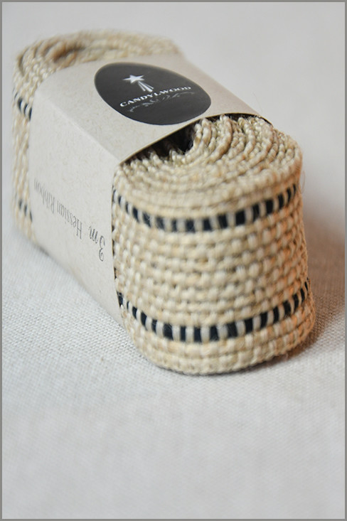 Rustic Black - Jute Ribbon