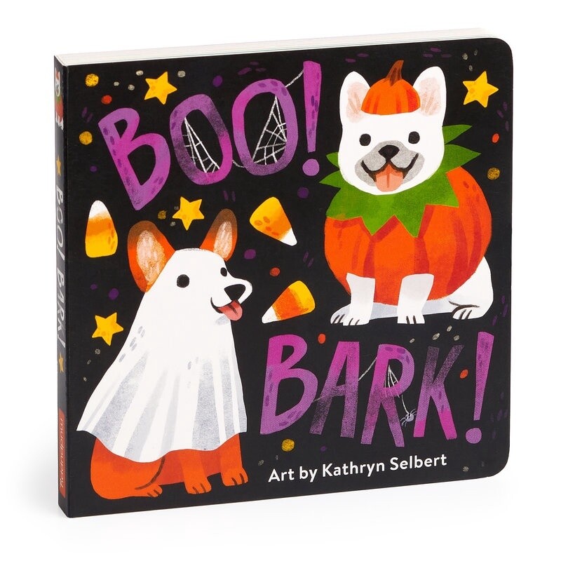 Boo Bark! Board Book by Kathryn Selbert