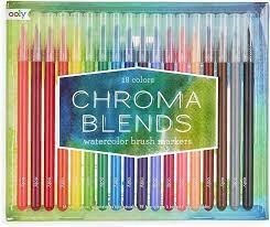Chroma Blends Watercolor Brush Markers