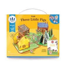 the Three Little Pigs Book and Play Set