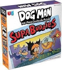 Dog Man Supa Buddies Lenticular 100 Pc. Pzl