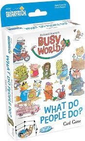 Richard Scarry What Do People Do? Card Game