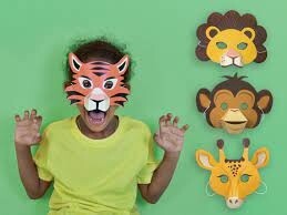 Create Your Own Jungle Animal Masks