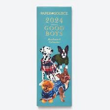 2024 Paper Source Goodboys Bookmark Calendar
