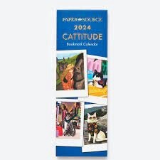 2024 Paper Source Cattitude Bookmark Calendar