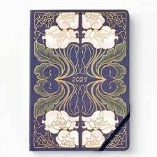 2024 Paper Source Nouveau Floral Flexible Cover Planner