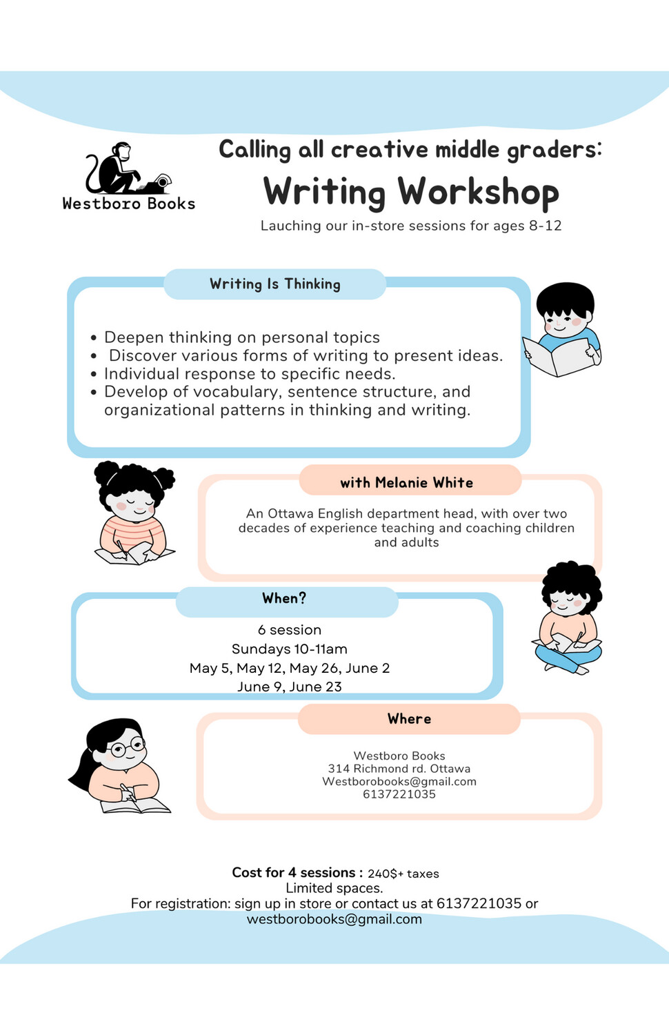 May- Middle Grade Workshop