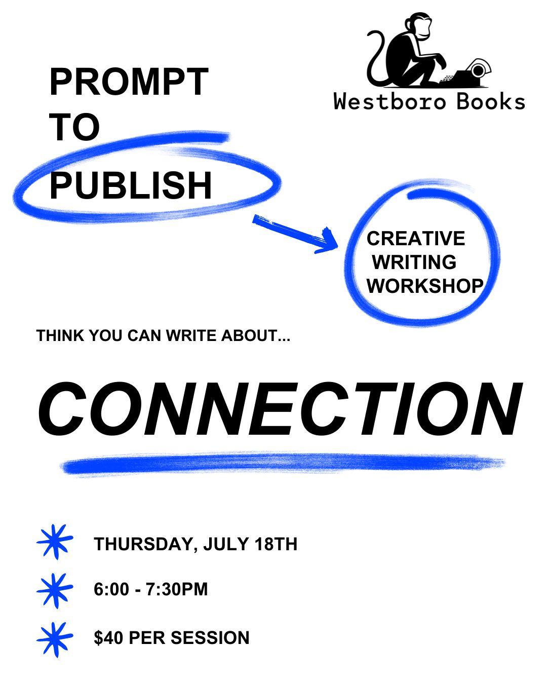 Prompt to Publish- July 18- Theme: Connection
