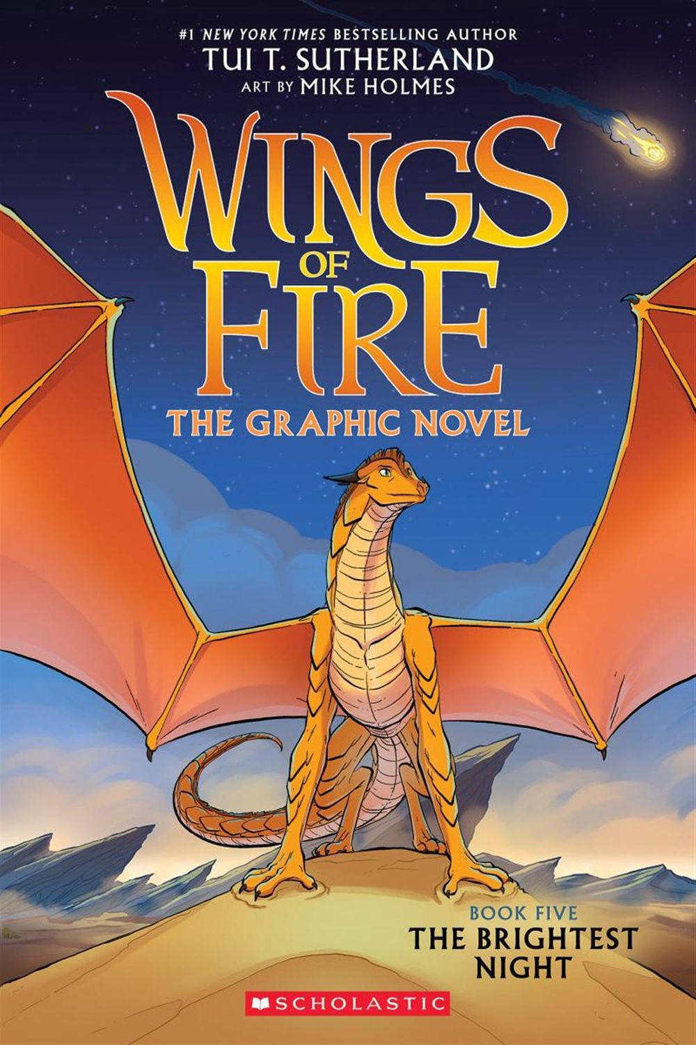 The Brightest Night: A Graphic Novel (Wings of Fire #5) by Tui T. Sutherland