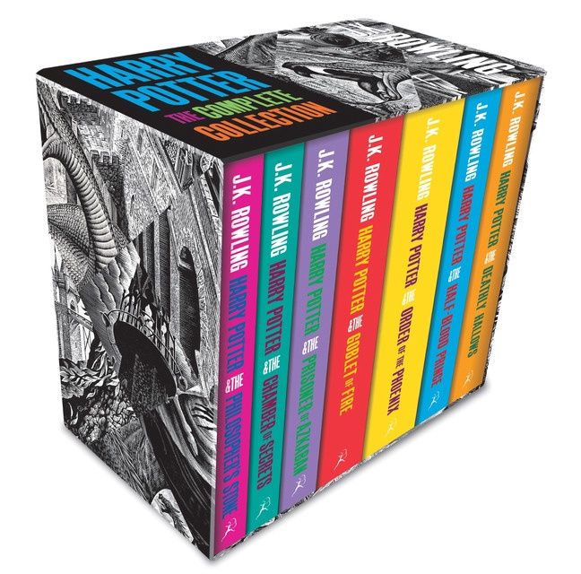 Harry Potter Gift Box Book Collection (Adult Paperback)