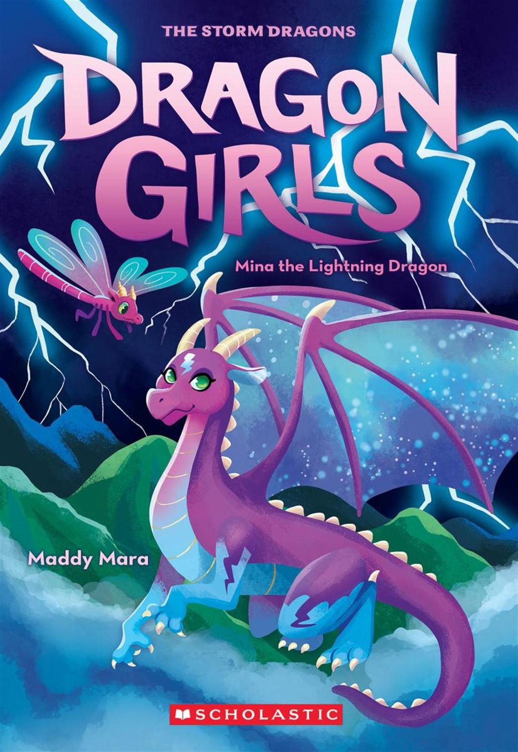 Dragon Girls #14: Mina the Lightning Dragon by Maddy Mara