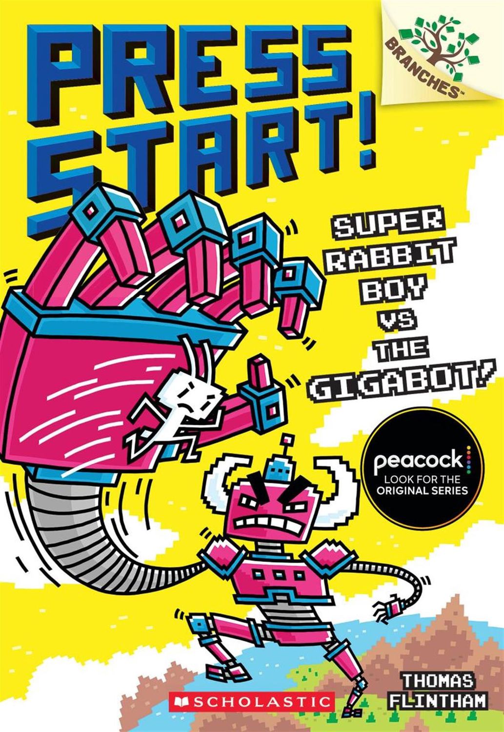 Press Start! #16: Super Rabbit Boy vs. the Gigabot! by Thomas Flintham