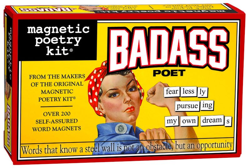 Badass Poet - Magnetic Poetry Kit