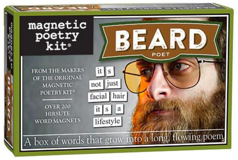 Beard Poet - Magnetic Poetry Kit