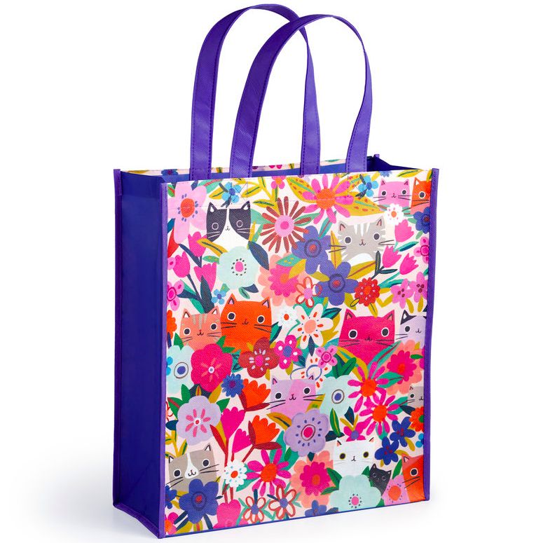 Blooming Cats Reusable Shopping Bag