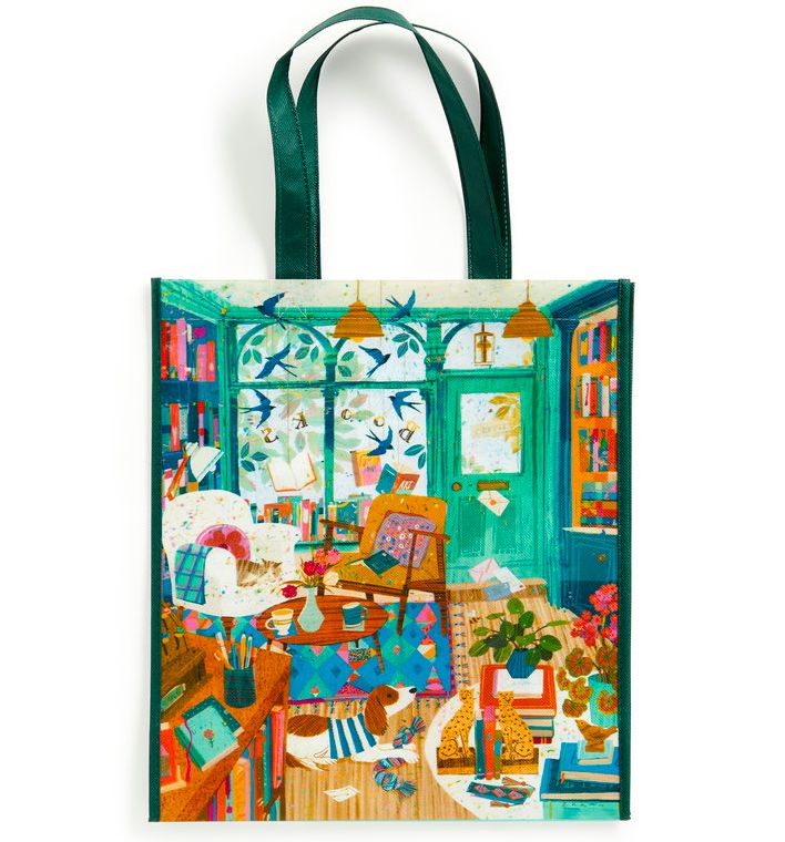 Bookshop Afternoon Reusable Shopping Bag
